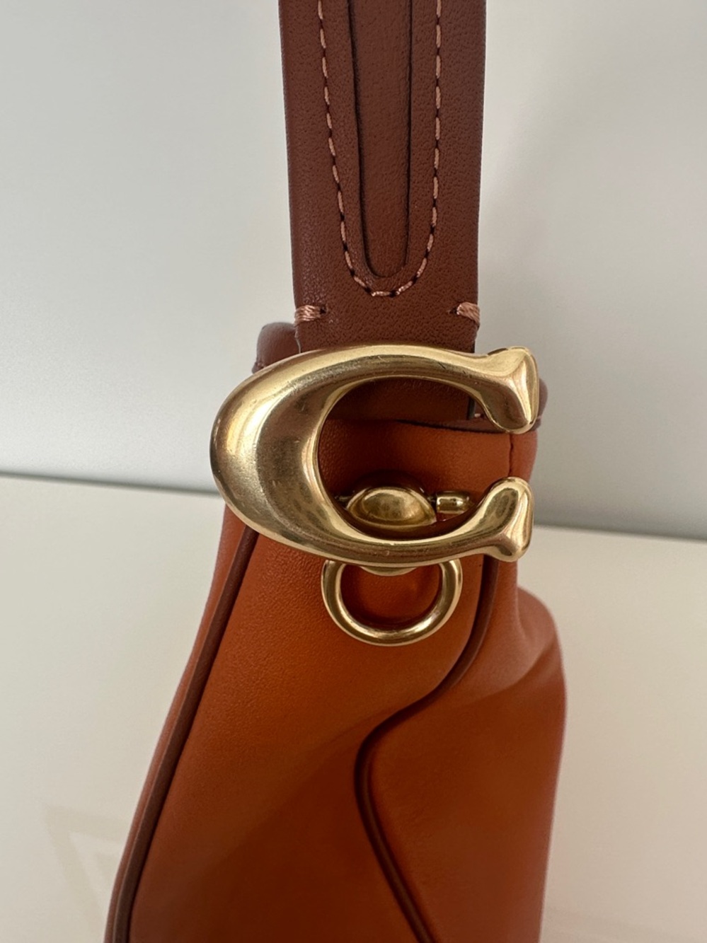 Coach Soft Tabby Hobo Shoulder Crossbody Bag in Colorblock Canyon C6660 - Picture 6 of 14